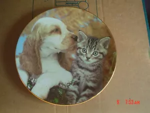 Lovely Royal Worcester Collectors Plate SPARKY AND GEORGE - Picture 1 of 1
