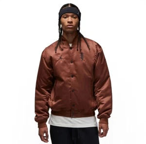CHAQUETA UNIVERSITARIA JORDAN ZION MARRÓN HOMBRE Talla L DV5633-244 - Imagen 1 de 5