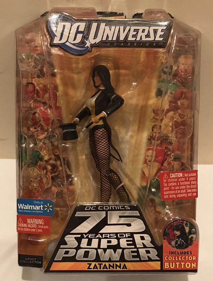 Zantanna DC Universe 2010 nuevo en caja 75 años de Super Power exclusivo de Walmart raro Foto 1 de 4