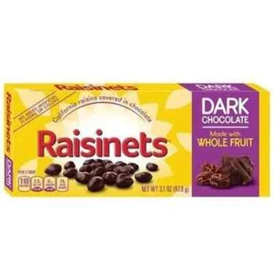 NESTLE RASINETS DARK Choclate THEATRE BOX SIZE- 3.1-oz 15 BOXES - Picture 1 of 2