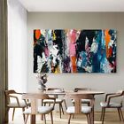 Abstract Art Hand painted Oil Painting Large Graffiti Decor Painting Living Room