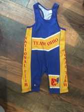 Cliff Keen Team Ohio National Team Usa Wrestling Singlet - Size:Small