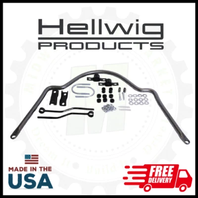Barra estabilizadora trasera Hellwig | Se adapta a camioneta Ford E250 E350 1989-2014 rueda trasera única 2x2 Foto 1 de 2