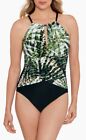 Shape Solver Sport by Penbrooke One Piece Swimsuit Tummy Control Size 12 NEW