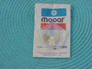 1990 1991 Chrysler Imperial Hood Ornament INSERT MEDALLION NOS MoPar - Picture 1 of 3