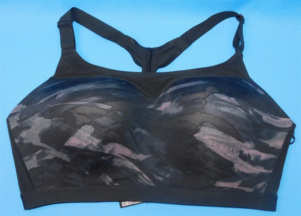 VICTORIA'S SECRET Incredible Max Sport Bra Black Purple Size 38DDD NWT - Image 1 of 4