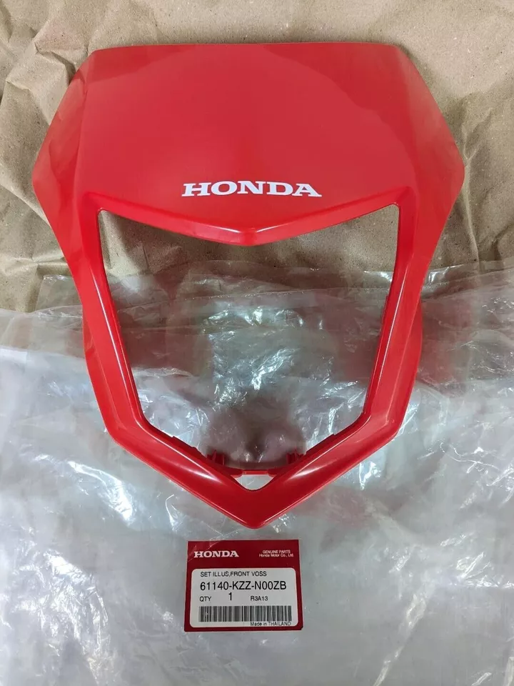 NUEVO ROJO OEM Honda Faro Cubierta Bisel Visera CRF250L CRF 250L 2013 2014-2020 Foto 1 de 1