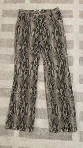 MSGM Snake Print Straight Leg Pants IT40  US 4 - Picture 1 of 7