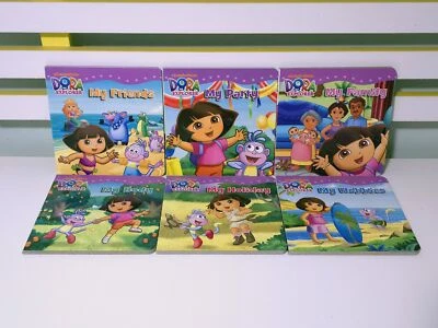 Set of 6x Dora the Explorer Board Books! 2012 Children's Books by Viacom - Image 1 of 4