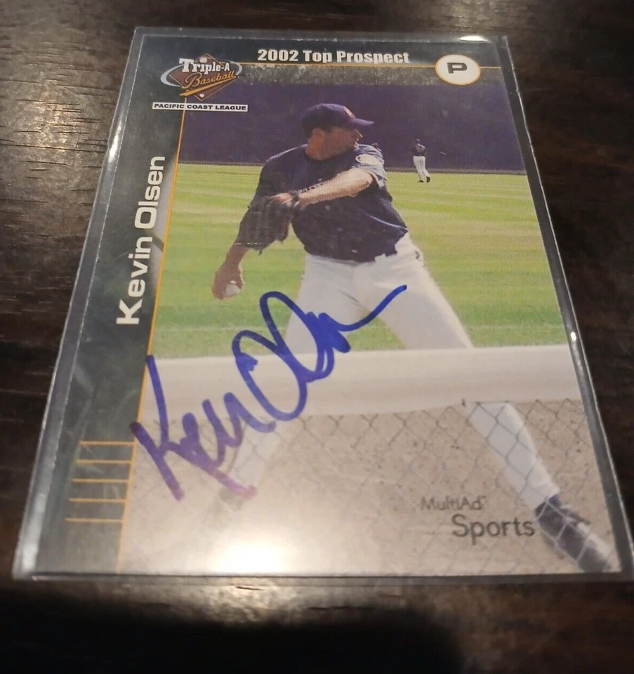 Kevin Olsen signed Baseball Card ( Portland Sea Dogs )  2002 PCL AAA Prospects - Image 1 of 1