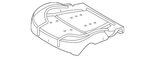 Genuine Ford Taurus 2013-2019 Front Passenger Seat Cushion Pad DG1Z-54632A22-C — 第 1/2 张图片