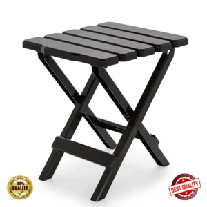 Side/end Adirondack Table Indoor/Outdoor Camping Patio Pool Beach Quick-Folding - Picture 1 of 6