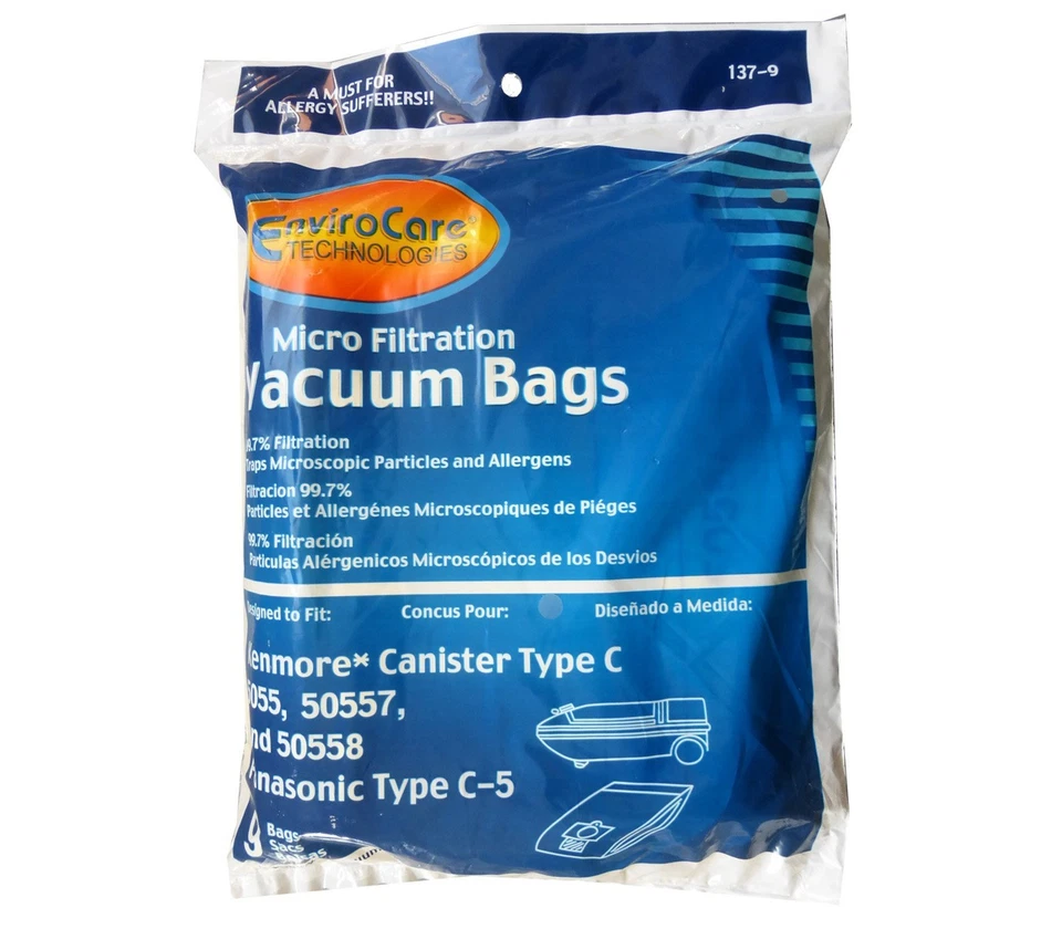 Kenmore Estilo C o Q - 20-5055, 20-50557 y 20-50558 2 capas Micro EnviroCare 9PK Foto 1 de 1