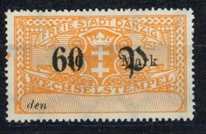 Germany Danzig bill of exchange tax 2 Gulden revenue MH Stempelmarke fiscal - Picture 1 of 1