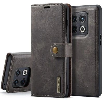 DG.Ming Magnetic Leather Wallet Flip Case For OnePlus 11 10 Pro Slots Split Case - Image 1 of 4