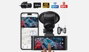 REDTIGER F7NT Dash Camera 4K Front + FHD Rear,Touch Screen ,With Hardwire Kit - Picture 1 of 9