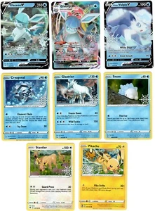 Pokemon - 2023 Urlaubskalender komplettes Promo-Karten-Set - gestempeltes Glaceon Vmax - Bild 1 von 1