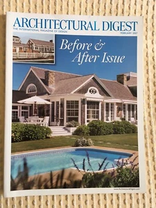 “ARCHITECTURAL DIGEST” MAGAZINE FEBRUARY 2007- EXCELLENT-CONTENTS PHOTOS - Picture 1 of 5