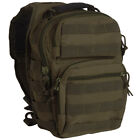 Mil-Tec One Strap Small Assault Pack MOLLE Sling Daypack Army Patrol Olive Green