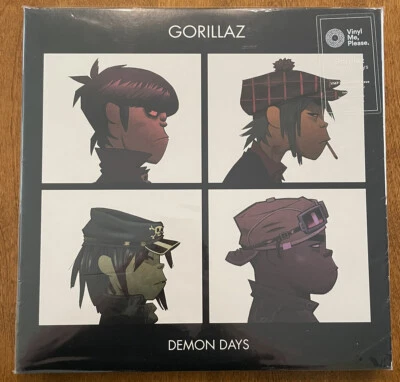 Gorillaz Demon Days RED Translucent Vinyl Me Please 2xLP VMP 2021 Rare OOP - Image 1 of 3