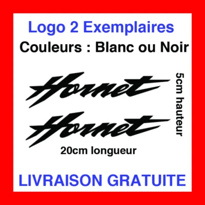 Stickers Autocollants Logo Hornet - Honda CB Hornet 250 600 900 S - 023 - Photo 1/2