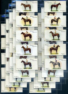 PLAYERS Cigarette Card Set - DERBY AND GRAND NATIONAL WINNERS 1933 - Racehorses - Picture 1 of 11