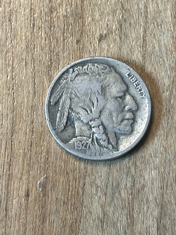 1927 Buffalo Nickel F Cover