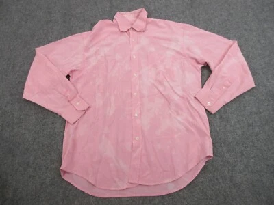 Bugatchi Shirt Mens Adult Large Pink Button Up Preppy Casual Lightweight - Image 1 of 4
