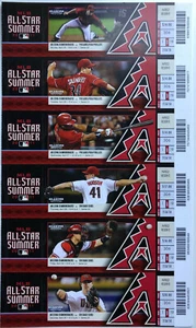 2011 Arizona Diamondbacks Season Ticket Stubs - Mint Condition! Please Read!!! - Picture 1 of 5