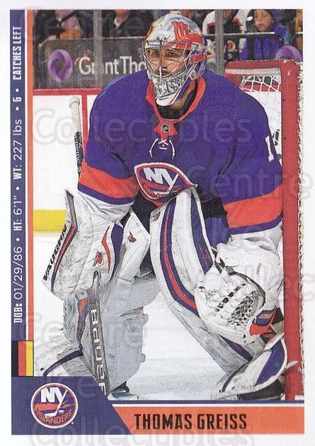 2018-19 Panini Stickers #143 Thomas Greiss - Image 1 of 1