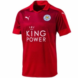 LEICESTER CITY 2016/17 (XL,S) AWAY RED PUMA S/S SOCCER SHIRT FOOTBALL JERSEY NEW - Picture 1 of 18