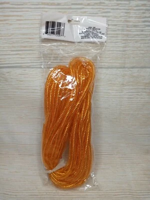 New! 36 FT Golden Yellow Tubing Ribbon Floral Wreath Deco Mesh Embellish Crafts  - Image 1 of 4