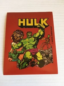 ADESIVO STICKER L’INCREDIBILE HULK STAR COMICS MARVEL - Picture 1 of 2