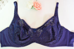 Women Bras Underwired Full Support Plus Size Brassiere Lace Unpadded Lingerie BH