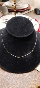 Solid 14k Gold Chain with Gold Beads - Picture 1 of 5