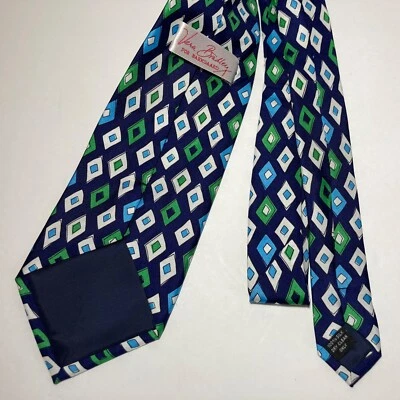 Corbata de cuello para hombre VERA BRADLEY BAEKGAARD PUCCINI DIAMOND azul verde Foto 1 de 4