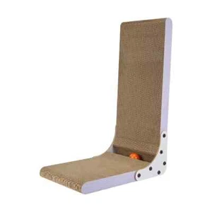 Durable Vertical Cat Scratcher Eco Friendly Cardboard Post for Indoor Cats - Picture 1 of 9