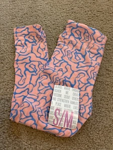 LuLaRoe kids S/M Multi Geometric Floral print New leggings 2-8 NWT Small Medium - Picture 1 of 2