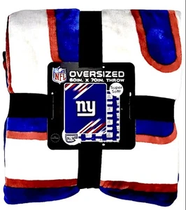 ◾️NFL Throw Blanket New York Giants Football Game 60 X  70” Soft Cozy Oversized - Picture 1 of 6