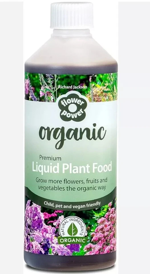 Flower Power Richard Jackson Organic Liquid Plant Food 500ml makes 100 litres