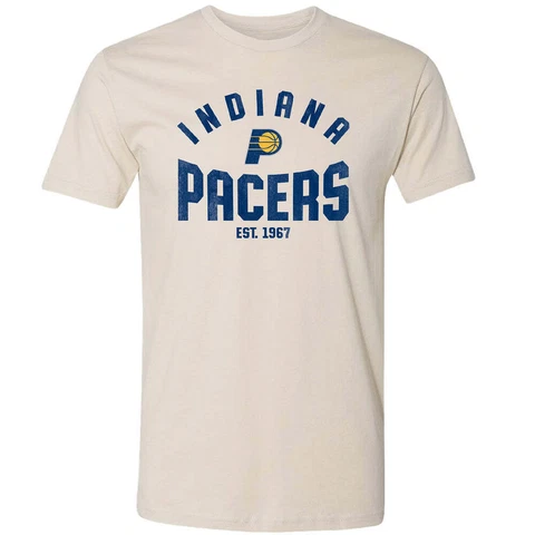 Pacers Men's T-Shirts 2023 NBA Sport Basketball Team Funny Cotton Gift Fans Cover