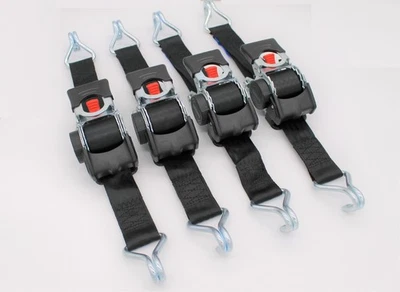 4 Stück Automatik Zurrgurt Spanngurt mit Spitzhaken 3,0m x 50mm 750/1500daN - Bild 1 von 4