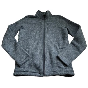 Chaqueta polar SMARTWOOL gris carbón Hudson Trail cremallera completa para hombre talla pequeña - Imagen 1 de 9