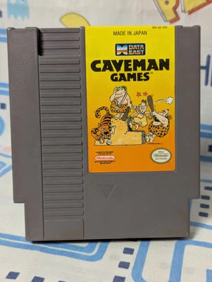 Caveman Games (Nintendo NES, 1990) Tested - Cart Only - Image 1 of 2