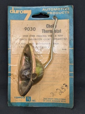 ТЕРМОСТАТ ДРОССЕЛЬНОЙ ЗАСЛОНКИ КАРБЮРАТОРА NORS 1970 1971 DODGE PLYMOUTH CHRYSLER 360 383 2 БАРР. - Изображение 1 из 4