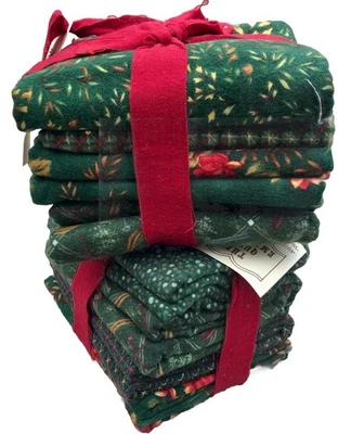 Flannel Fabric Quilting Green 2 Bundles of 4 1/2 Yard Cuts - 4 Total Yards - Image 1 of 4