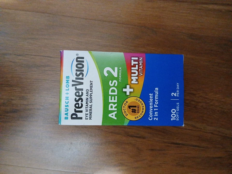 PreserVision AREDS 2 + Cápsulas Blandas Multivitamínicas 100 Ct EXP-4/2026+ Foto 1 de 1