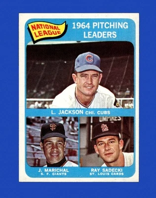 1965 Topps Set-Break # 10 NL Pitching Leaders NM-MT OR BETTER *GMCARDS* - Image 1 of 2