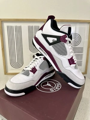 NUEVO Para Hombre Nike Air Jordan 4 Retro PSG Paris Saint-Germain 2020 CZ5624-100 Talla 13 Foto 1 de 4