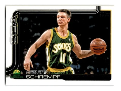 Baloncesto Detlef Schrempf 2025-26 Topps #270 Sonics como nuevo Foto 1 de 2